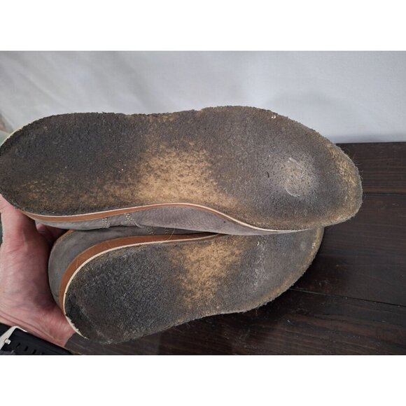 Johnston & Murphy Mens Ashby Gray Nubuck Lace-up Plain Toe/Pre-owned, Sz. 11M EU - Picture 8 of 8